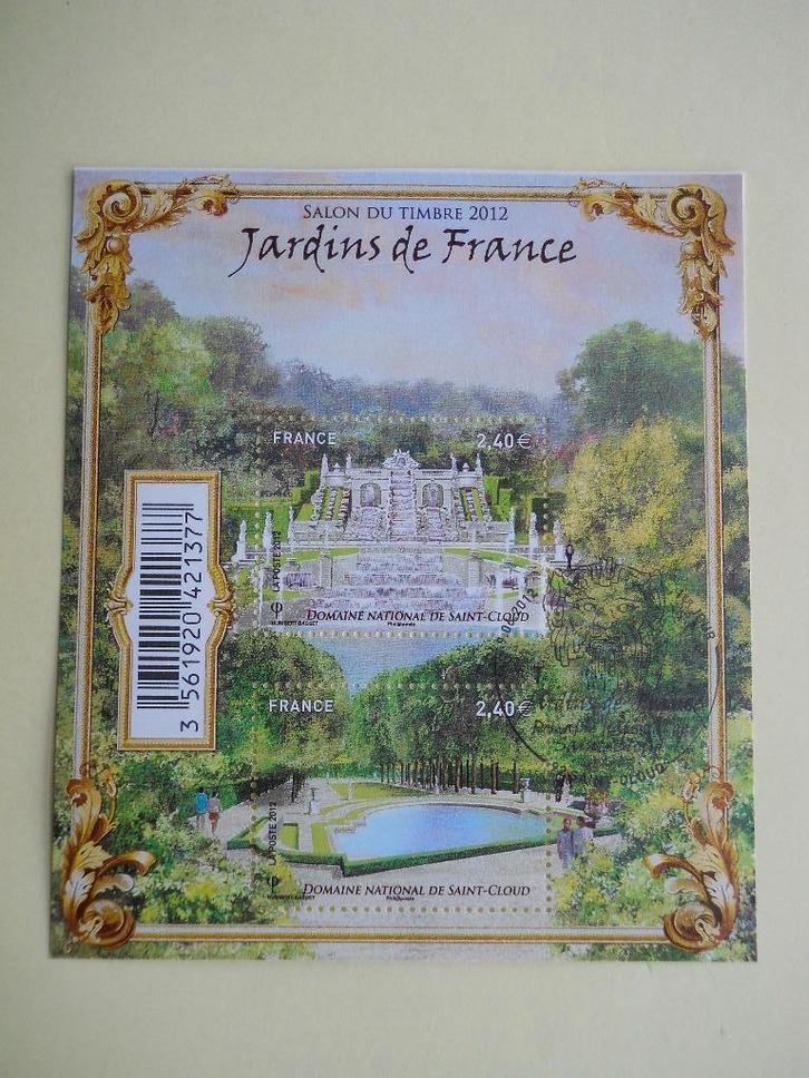 Frankrijk 2012 Le feuillet Saint Cloud Yv.F4663 gestempeld, Postzegels en Munten, Postzegels | Europa | Frankrijk, Gestempeld