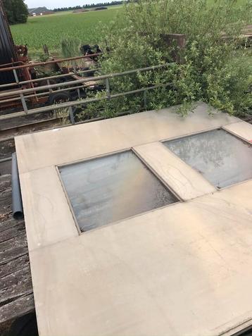 Zware geïsoleerde rvs schuifdeur beschikbaar voor biedingen