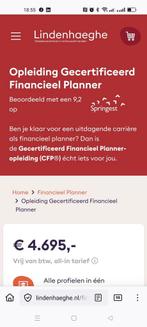 Complete opleiding Lindenhaeghe FFP (CFP) 2024 Boeken ZGAN, Boeken, Ophalen of Verzenden