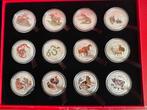 Complete set lunar 2 in 0,5 oz Color, Ophalen of Verzenden, Zilver