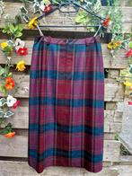 Prachtige vintage lange schotse rok, Kleding | Dames, Rokken, Ophalen of Verzenden, Zo goed als nieuw, Maat 38/40 (M), Onder de knie