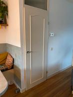 Drie opdekdeuren met lijst - gratis ophalen, Gebruikt, Binnendeur, Ophalen of Verzenden, 200 tot 215 cm