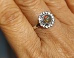 zilveren ring met natuurlijke Opaal steen zilver 925, Nieuw, 18 tot 19, Met edelsteen, Dame