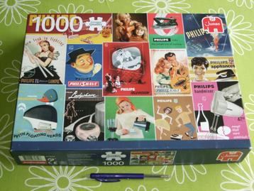 Nostalgisch Philips Jumbo puzzel van 1000 stukjes beschikbaar voor biedingen