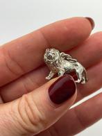 C400 Prachtige massief zilveren hanger leeuw, Ophalen of Verzenden, X, Bloem of Plant, Zilver