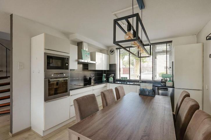 Keuken, Huis en Inrichting, Keuken | Complete keukens, Gebruikt, Hoekkeuken, Wit, Kunststof, Ophalen