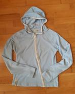 Roxy lichtblauw fleece hoodie vest jasje S M, Kleding | Dames, Truien en Vesten, Blauw, Ophalen of Verzenden, Zo goed als nieuw