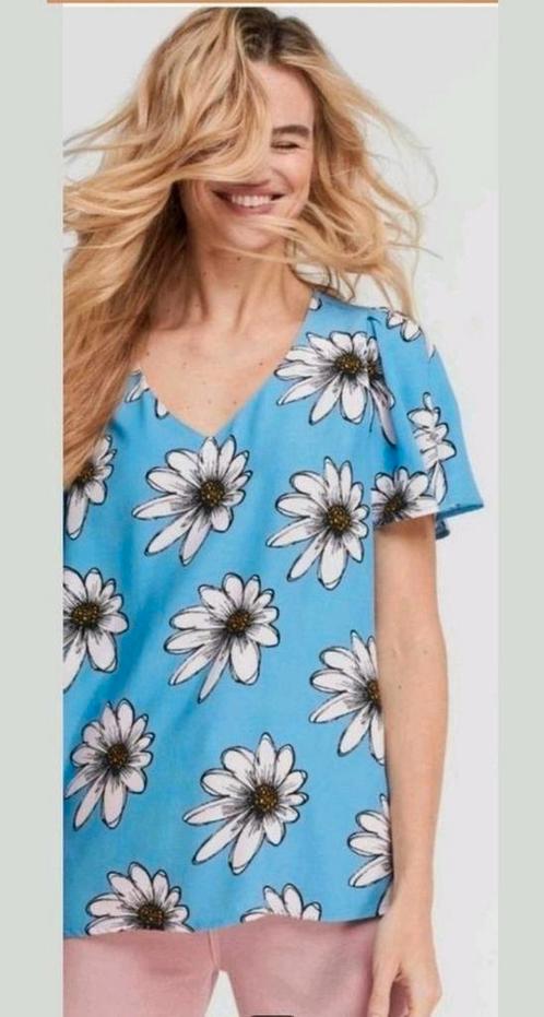 Fabienne Chapot Archana Ine top/ blouse maat 36 *nieuw *, Kleding | Dames, Blouses en Tunieken, Nieuw, Maat 36 (S), Blauw, Ophalen of Verzenden