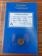 5 Cent Juliana Verguld - Gouden Nederland, Ophalen of Verzenden, Koningin Juliana, 5 cent, Losse munt