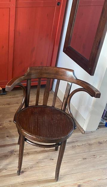 Antieke Thonet stijl jaren 30-40 stoel (Bentwood furniture) beschikbaar voor biedingen