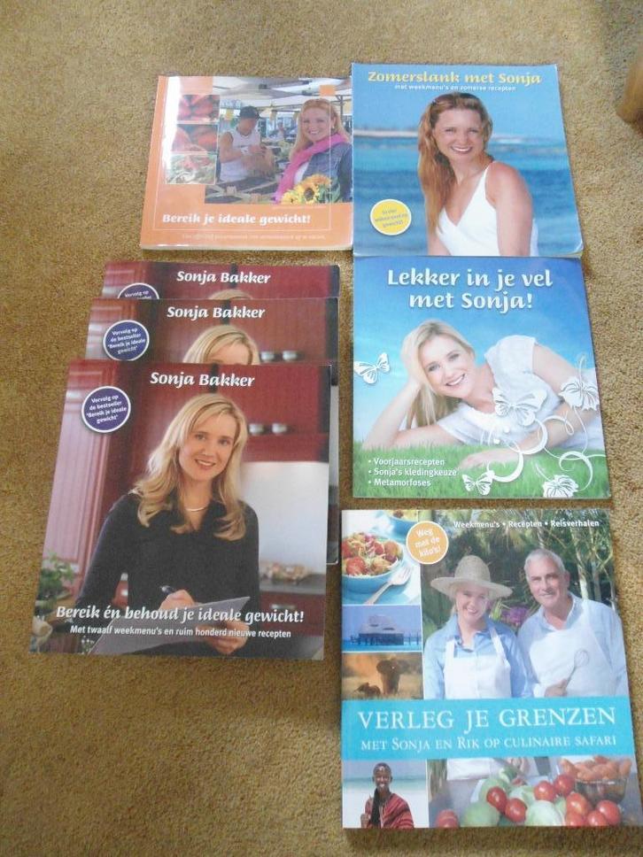 Sonja Bakkerboeken bereik en behoud, zomerslank enz., Boeken, Kookboeken, Zo goed als nieuw, Voorgerechten en Soepen, Hoofdgerechten