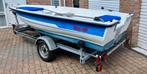 Toer-visboot met geremde trailer, Mariner 5 pk four stroke, Watersport en Boten, Vis- en Consoleboten, Ophalen, Tot 10 pk, Zo goed als nieuw