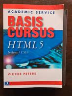 Basiscursus html 5 van Victor Peters, Ophalen of Verzenden, Zo goed als nieuw