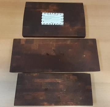 Luxe snijplanken PTMD Davey Brown Choppingboards beschikbaar voor biedingen