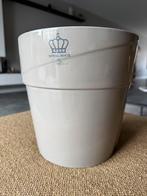 grijze Royal Boch bloempot - Piet Stockmans design, Tuin en Terras, Bloempotten, Rond, Binnen, Ophalen of Verzenden, Zo goed als nieuw