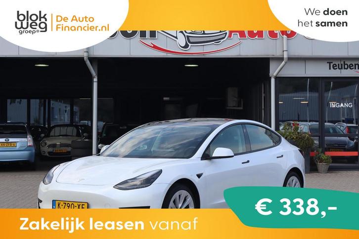 Tesla Model 3 Standard RWD Plus 60 kWh € 19.895,00, Auto's, Tesla, Bedrijf, Lease, Financial lease, Model 3, ABS, Adaptive Cruise Control