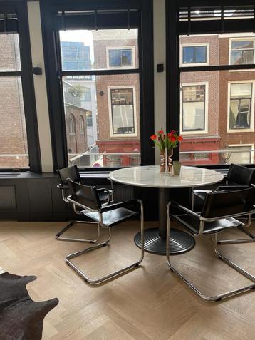 Eettafel – Marmeren blad met verstelbare voet | Marble Table beschikbaar voor biedingen