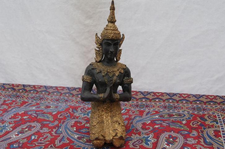 Tempel wachter, Antiek en Kunst, Kunst | Beelden en Houtsnijwerken, Ophalen of Verzenden