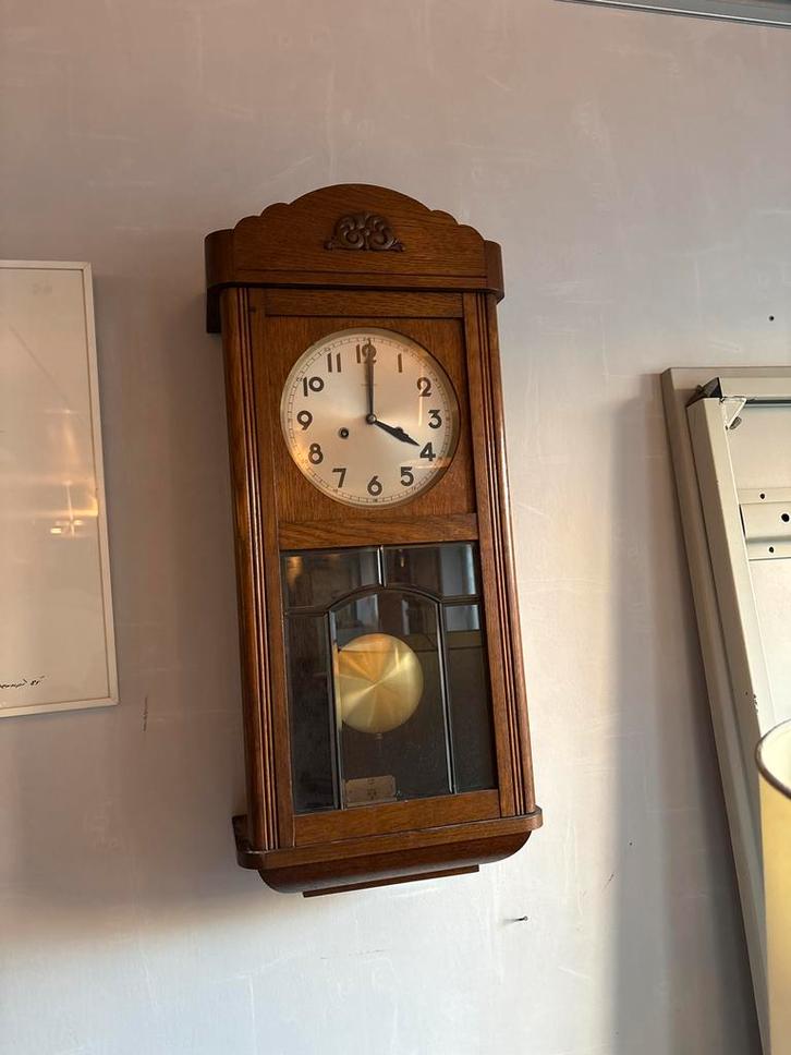 Antieke Wandklok met Slinger, Antiek en Kunst, Antiek | Klokken, Ophalen