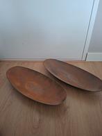 Set van 2 decoratieve schalen, Huis en Inrichting, Woonaccessoires | Schalen en Manden, Kunststof, Gebruikt, Schaal, Ophalen of Verzenden