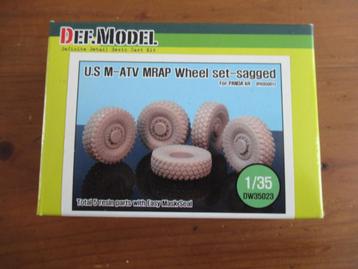 US M-ATV MRAP Sagged Wheel set (Def model 1/35) beschikbaar voor biedingen