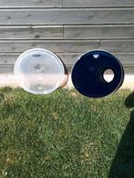 Evans EC1 coated 18 " Remo Ebony 18" bass drum vel, Ophalen of Verzenden, Drums of Percussie