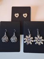 Leuke zilverkleurige oorbellen  Nieuw, Sieraden, Tassen en Uiterlijk, Ophalen of Verzenden, Nieuw, Zilver, Overige materialen