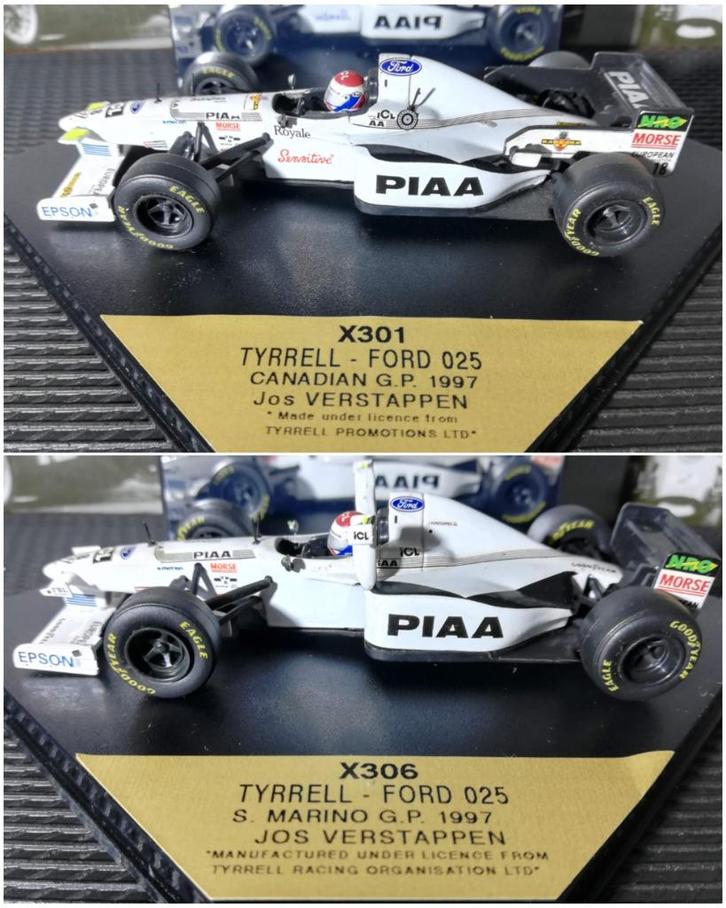Formule 1 - 1:43 - Verstappen Jos - Tyrrel, Hobby en Vrije tijd, Modelauto's | 1:43, Zo goed als nieuw, Auto, MiniChamps, Verzenden