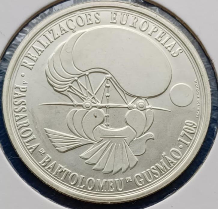 Portugal 8 Euro De Passarola van Bartolomeu de Gusmão 2007, Postzegels en Munten, Munten | Europa | Euromunten, 2 euro, Portugal