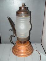 Grote olielamp looplamp bedlamp tafellamp (elektrisch), Ophalen of Verzenden, Zo goed als nieuw, Minder dan 50 cm