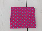 Mooie stipstof in roze/blauw - stip, polkadot, Ophalen of Verzenden, Nieuw, Roze, Katoen