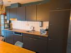 Complete keuken te koop, Huis en Inrichting, Keuken | Complete keukens, Gebruikt, Zwart, Enkelwandige keuken, Ophalen of Verzenden