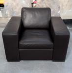 Leren Fauteuils met Metalen Frame (5/6 stuks), Ophalen of Verzenden, Zo goed als nieuw, Leer, 75 tot 100 cm