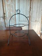 Bordenrek zwart ijzer, Huis en Inrichting, Ophalen, Zo goed als nieuw