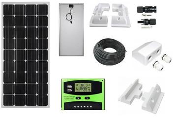 170W set camper caravan boot trailer tuinhuis garage accu beschikbaar voor biedingen