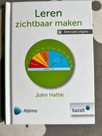 John Hattie - Leren zichtbaar maken, Boeken, John Hattie, Ophalen of Verzenden, Zo goed als nieuw, Nederlands