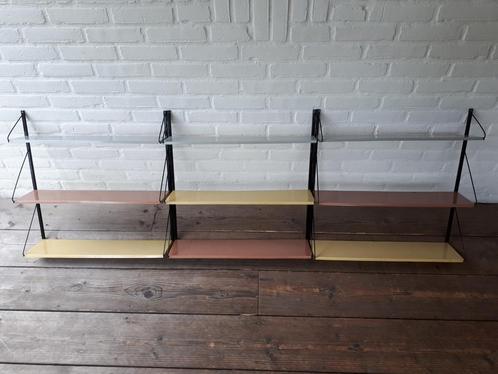Vintage retro kast Wandsysteem Pilastro ? jaren 60., Huis en Inrichting, Kasten | Wandmeubels, Gebruikt, Minder dan 100 cm, Minder dan 150 cm
