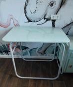 Vintage Tafel / Bureautje, Ophalen, Gebruikt, 50 tot 100 cm, Tot twee personen