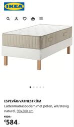 Eenpersoons Boxspring Ikea nieuwprijs €620,00 (zie foto), Huis en Inrichting, Slaapkamer | Boxsprings, Ophalen, 90 cm, Eenpersoons
