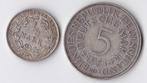 duitsland 5 mark1951,halve mark1907 zilver, Setje, Zilver, Duitsland, Ophalen of Verzenden