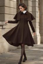 Handgemaakte wollen jas, Kleding | Dames, Nieuw, Ophalen of Verzenden, Maat 36 (S), Xiaolizi