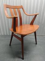 DE GROOT LANDWEER  vintage houten stoel eetkamerstoel bureau, Huis en Inrichting, Stoelen, Vintage mid century jaren 50 60 eetkamerstoel bureaustoel