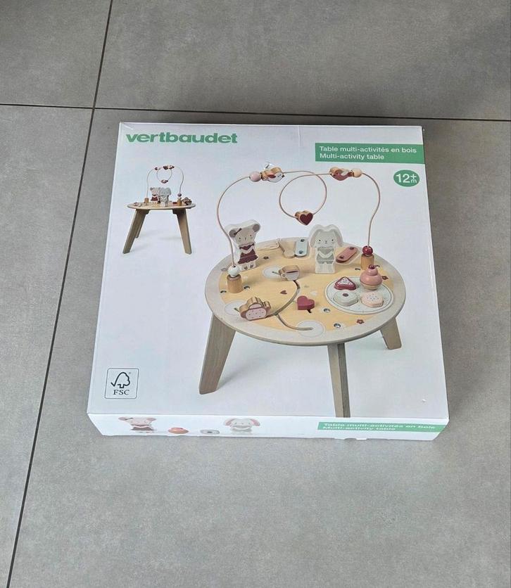 Vertbaudet Activiteiten Tafel, Kinderen en Baby's, Speelgoed | Speeltafels, Gebruikt, Ophalen of Verzenden