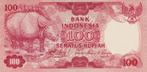 INDONESIA 100 RUPIAH 1977 PRACHTIG, Verzenden