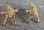 Setje pin badge cliniclowns speldje goudkleurig clini clowns, Ophalen of Verzenden, Zo goed als nieuw, Speldje of Pin