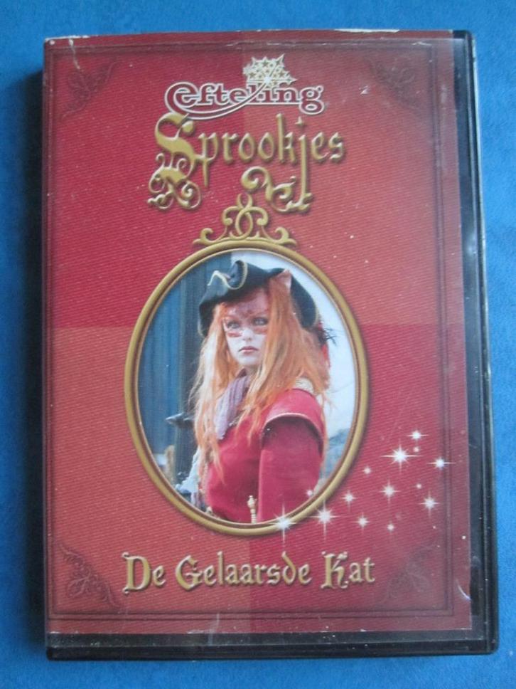Efteling sprookjes - De gelaarsde kat, Cd's en Dvd's, Dvd's | Kinderen en Jeugd, Zo goed als nieuw, Tv fictie, Avontuur, Alle leeftijden