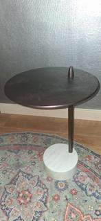 Stijlvolle ronde bijzettafel, Huis en Inrichting, Tafels | Bijzettafels, 45 tot 60 cm, Minder dan 55 cm, Metaal of Aluminium, Rond
