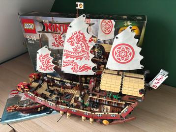Lego Ninjago Destiny's Bounty 70618 - incl boekje en doos beschikbaar voor biedingen
