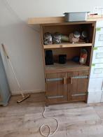 Steigerhouten kast met 2 deurtjes en planken, Ophalen