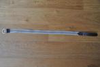 elastische gestreepte riem 90 cm, Bruin, Minder dan 95 cm, Ophalen of Verzenden, Zo goed als nieuw